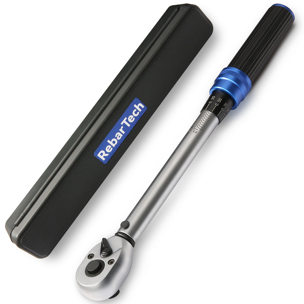 RebarTech Torque Wrench 3/8" Drive, 5 - 45 ft.lb = 7 - 61 Nm