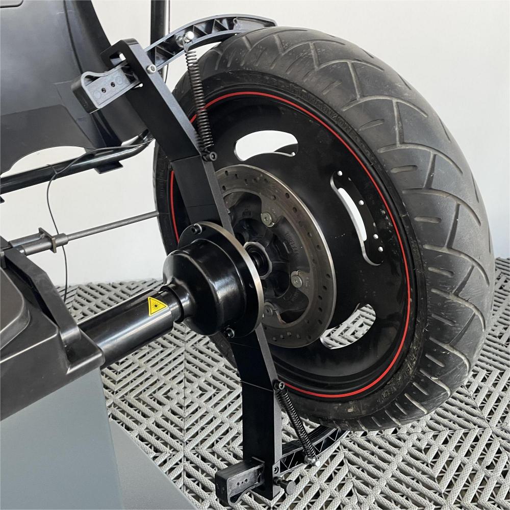 RebarTech Motorcycle Adapter for Wheel Balancer Machine of 36mm & 40mm Shaft, Tire Clamp for Balancing Thinner Wheels