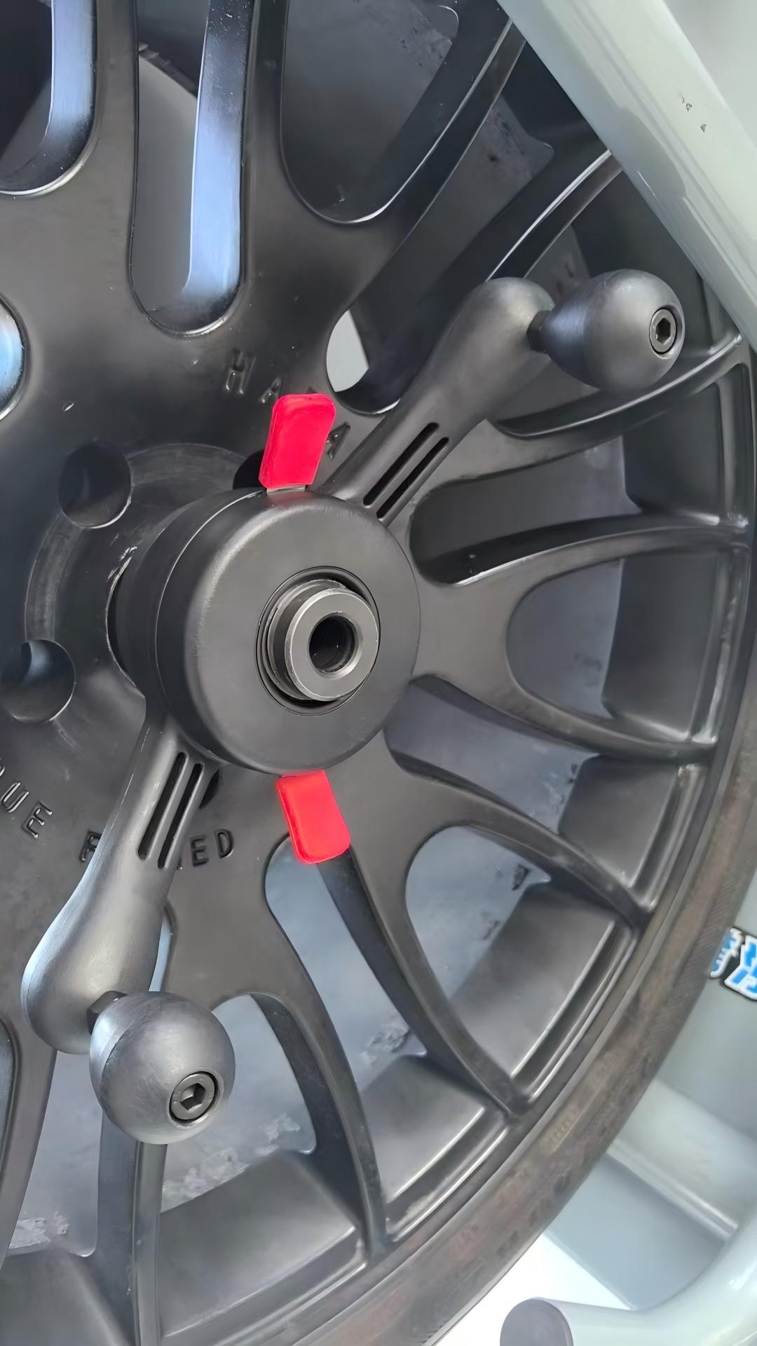 RebarTech (40 x 3mm) Advanced Wheel Balancer Quick Wing Hub Nut Set for Tire Balancing Machine, Quick-Release Tool, Shaft Diameter 40mm, Pitch 3mm, Tyre Repair Shop Accessory