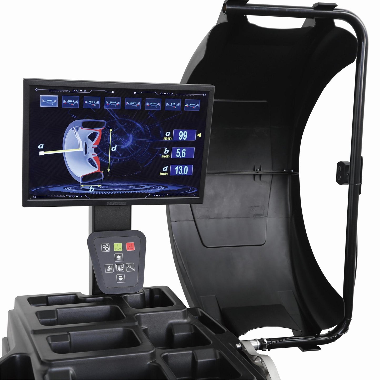 Wheel Balancer Machine, Tire Dynamic Balancing Equipment by RebarTech
