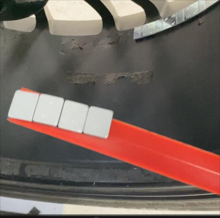 Adhesive Stick on Wheel Weights by RebarTech