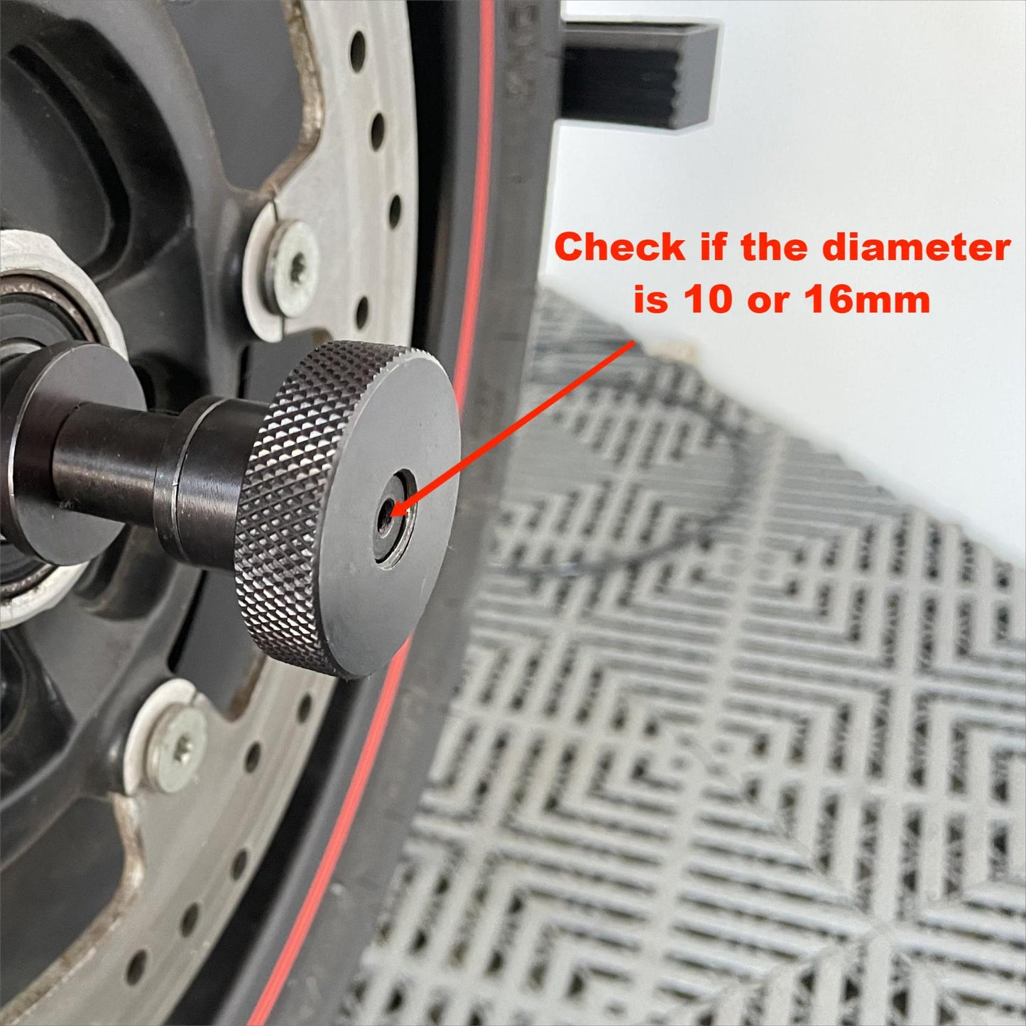 Wheel Balancer Machine Motorcycle Adapter, Tire Balancing Tool, Motorcycle Tire Clamp by RebarTech