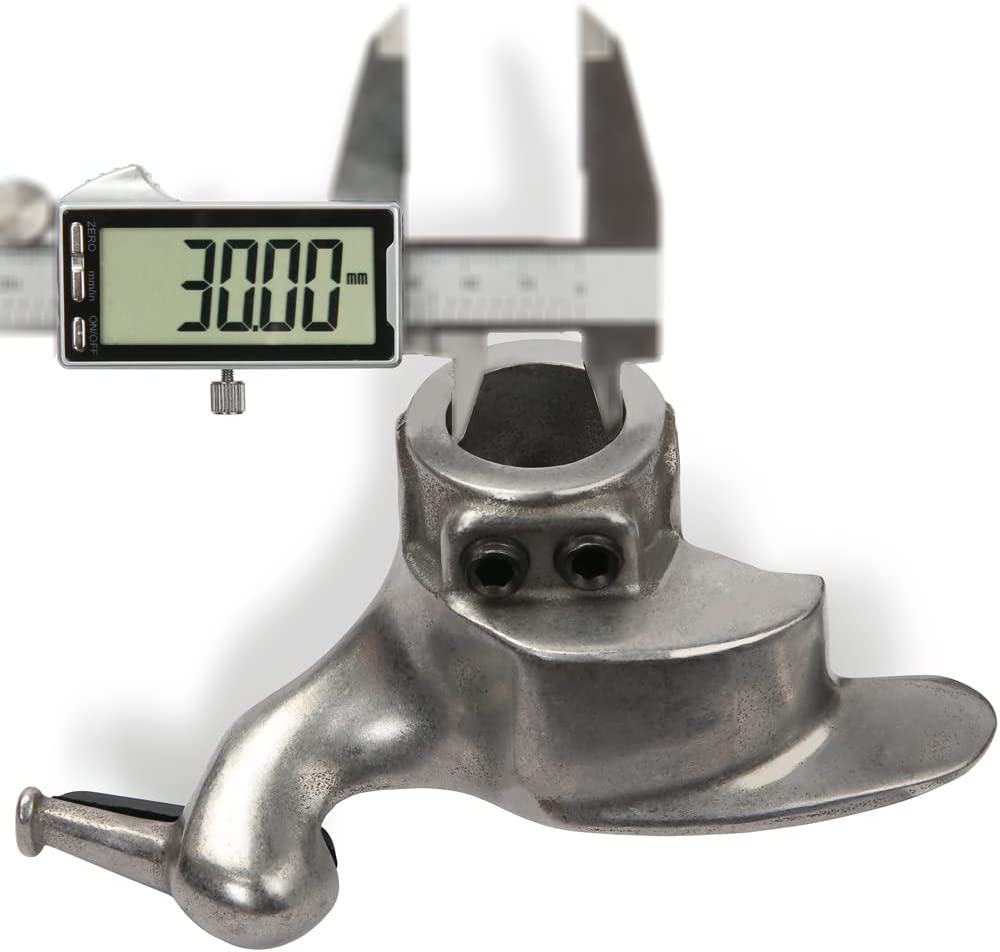 (30mm Straight Hole) Tire Changer Duck Head Attachment Duckhead, Replacement Mount Demount Tool, Stainless Steel by RebarTech
