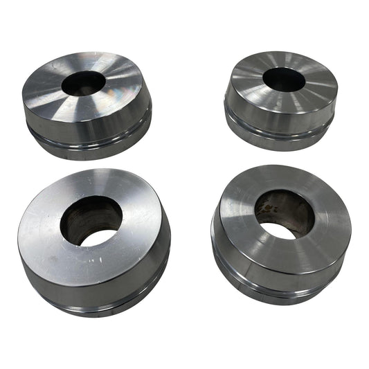 RebarTech Wheel Balancer Cone Set for Tire Balancing Machine with 36mm Shaft, Taper Cones Kit from 89.1 mm~ 121.6 mm / 3.51 inch ~ 4.79 inch, 4 pcs, Tyre Repair Shop Accessory