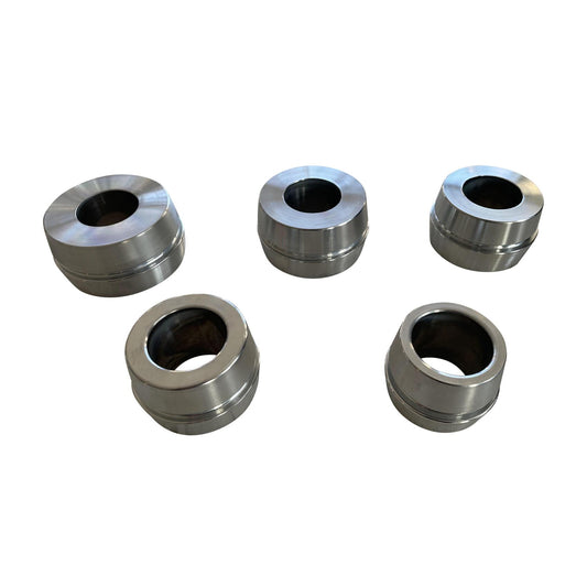 RebarTech Wheel Balancer Cone Set for Tire Balancing Machine with 36mm Shaft, Taper Cones Kit from 52.5 mm~90.2 mm / 2.07 inch ~ 3.55 inch, 5 pcs, Tyre Repair Shop Accessory