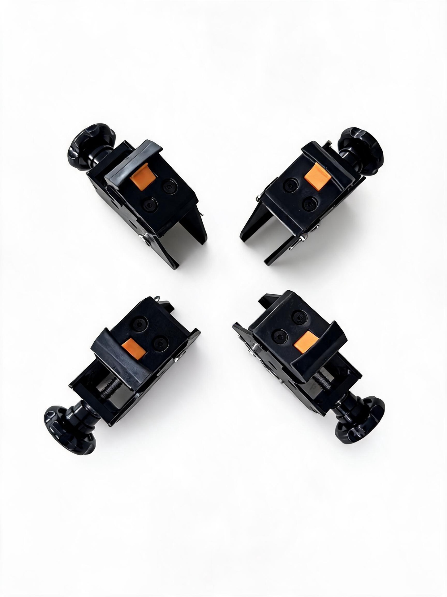 Upgraded Motorcycle Tire Changer Adapter Set, 4-Piece Heavy-Duty Rim Clamp Extension for Motorcycle, ATV, Dirt Bike and Scooter Wheels