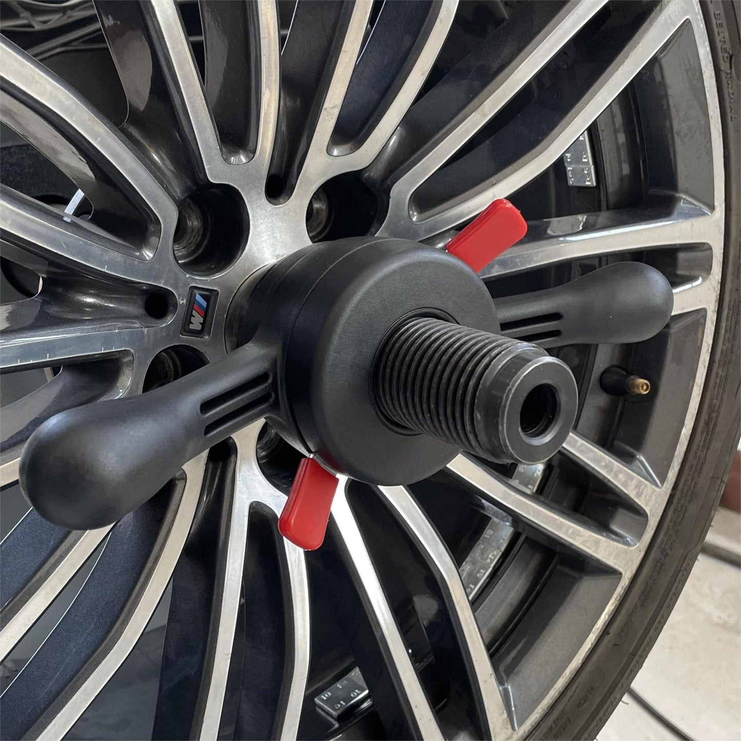 (40 x 4mm) Wheel Balancer Quick Wing Hub Nut Set for Tire Balancing Machine, Quick-Release Tool, Shaft Diameter 40mm, Pitch 4mm