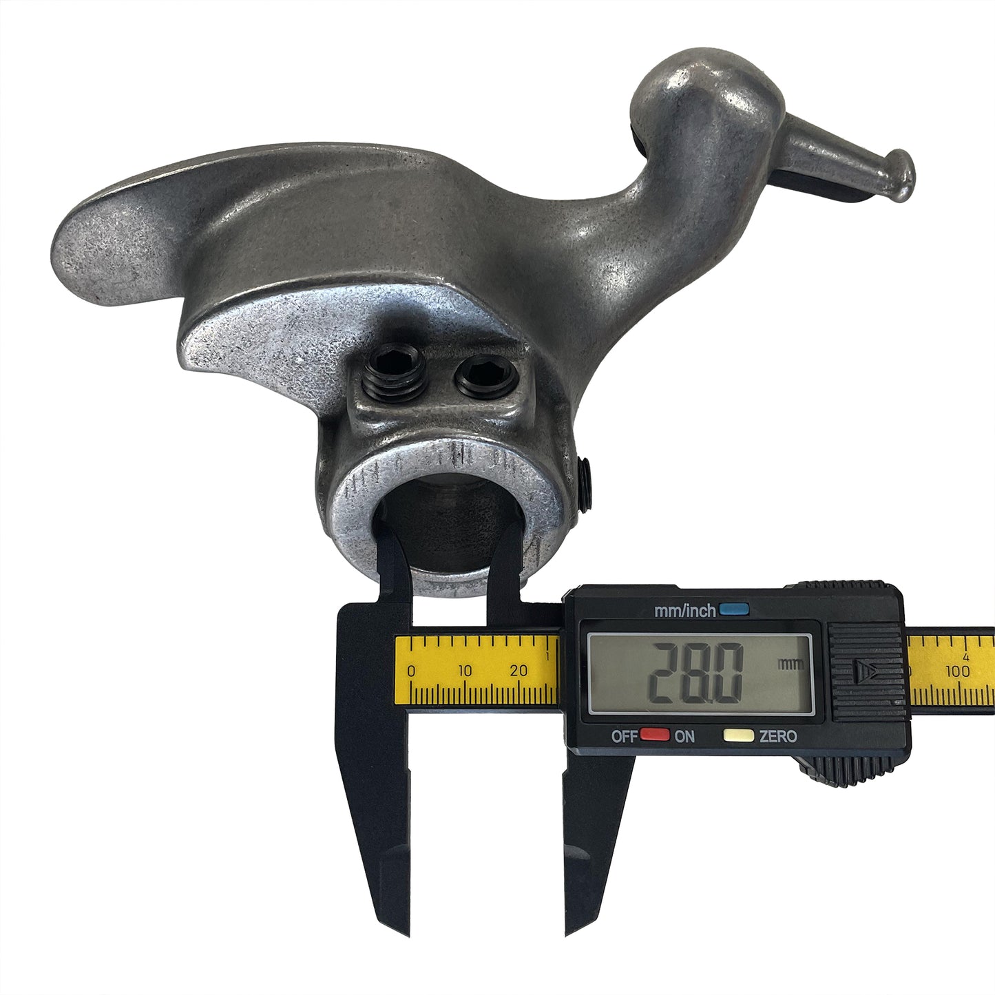 RebarTech (28mm Straight Hole) Tire Changer Duck Head, Attachment Duckhead for Tyre Changing Machine, Replacement Mount Demount Tool, Stainless Steel, Tyre Repair Shop Accessory