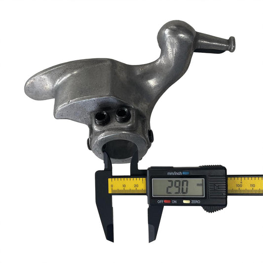 RebarTech (29mm Straight Hole) Tire Changer Duck Head, Attachment Duckhead for Tyre Changing Machine, Replacement Mount Demount Tool, Stainless Steel, Tyre Repair Shop Accessory