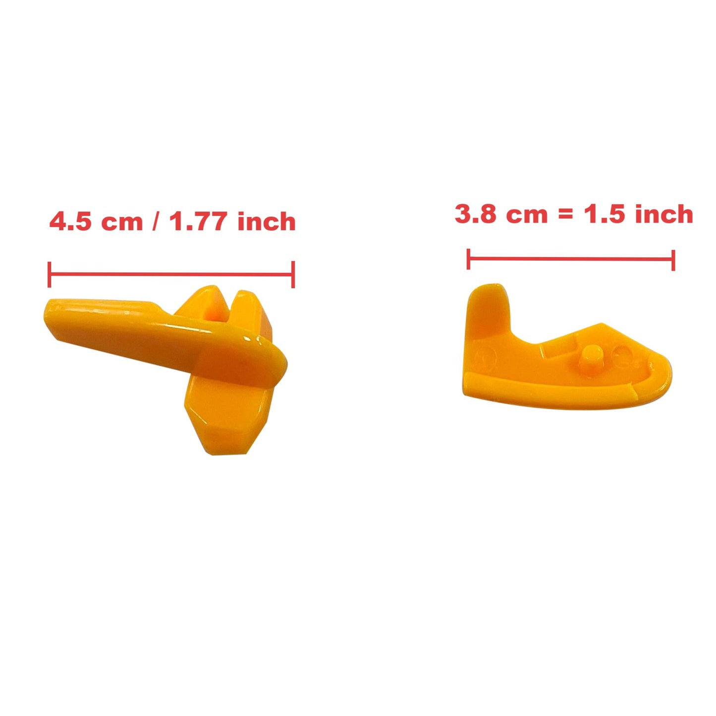 RebarTech Tire Changer Inserts for Tyre Changing Machine Attachment Head, 6 Pairs, Tyre Repair Shop Accessory, Yellow