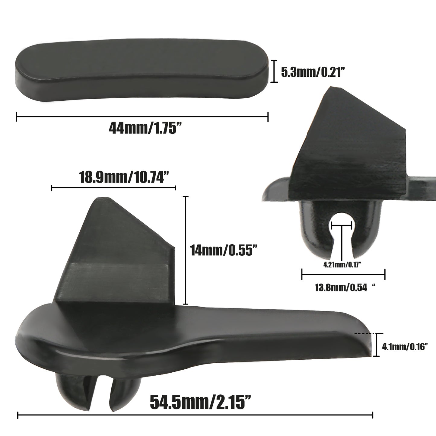 RebarTech Tire Changer  Inserts for Tyre Changing Machine Attachment Head, 6 Pairs, Tyre Repair Shop Accessory