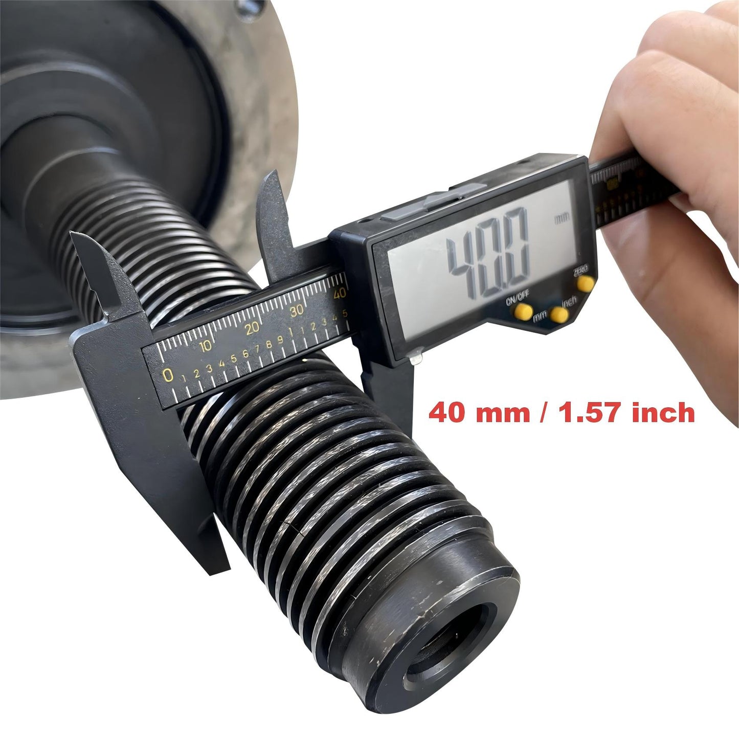 RebarTech (40mm Shaft) Wheel Balancer Cone for Tire Balancing Machine, Size of 3.74" to 4.72" (96 to 118mm), Tyre Repair Shop Accessory