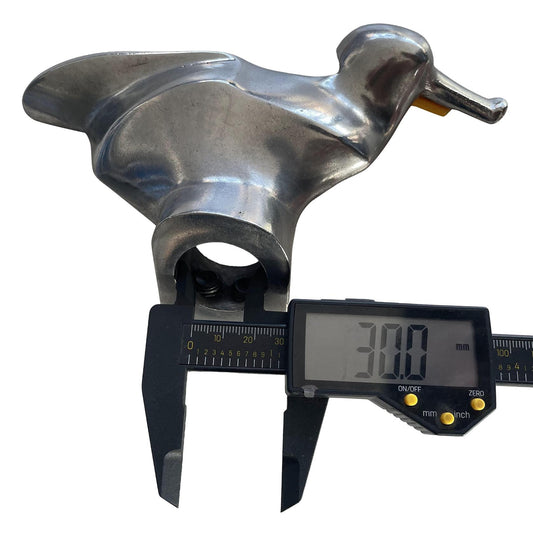 (30mm Straight Hole) Tire Changer Duck Head, Attachment Duckhead for Tire Changing Machine, Replacement Duckbill, Mount Demount Tool, Stainless Steel Accessory