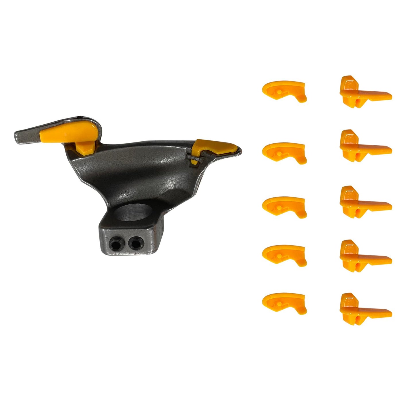 RebarTech Tire Changer Inserts for Tyre Changing Machine Attachment Head, 6 Pairs, Tyre Repair Shop Accessory, Yellow