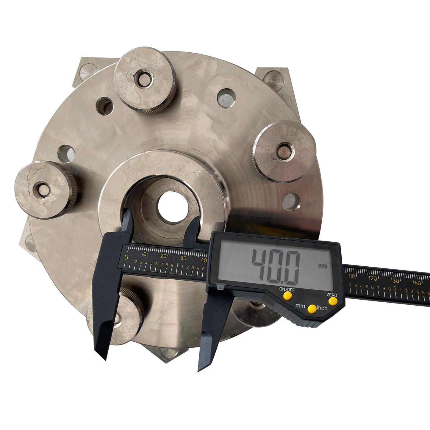 RebarTech (40mm Shaft) Wheel Balancer Adapter for Tire Balancing Machine of 40mm Shaft Diameter, Universal Tyre Spin Fixture Accessory