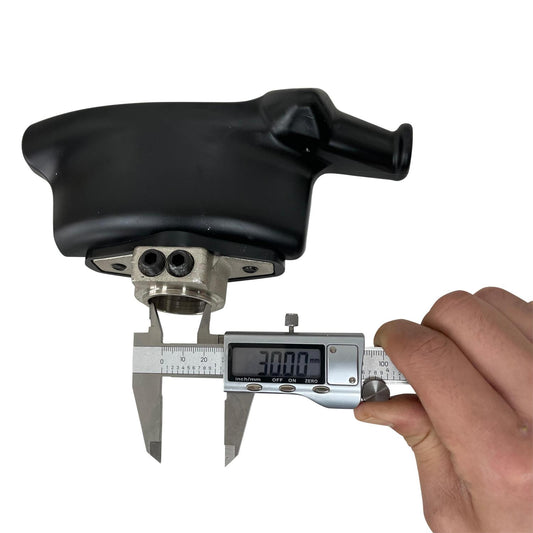 RebarTech (30mm Straight Hole) Tire Changer Machine Duck Head, Nylon Attachment Duckhead, Plastic Replacement Duckbill, Mount Demount Tool, Tyre Repair Shop Accessory