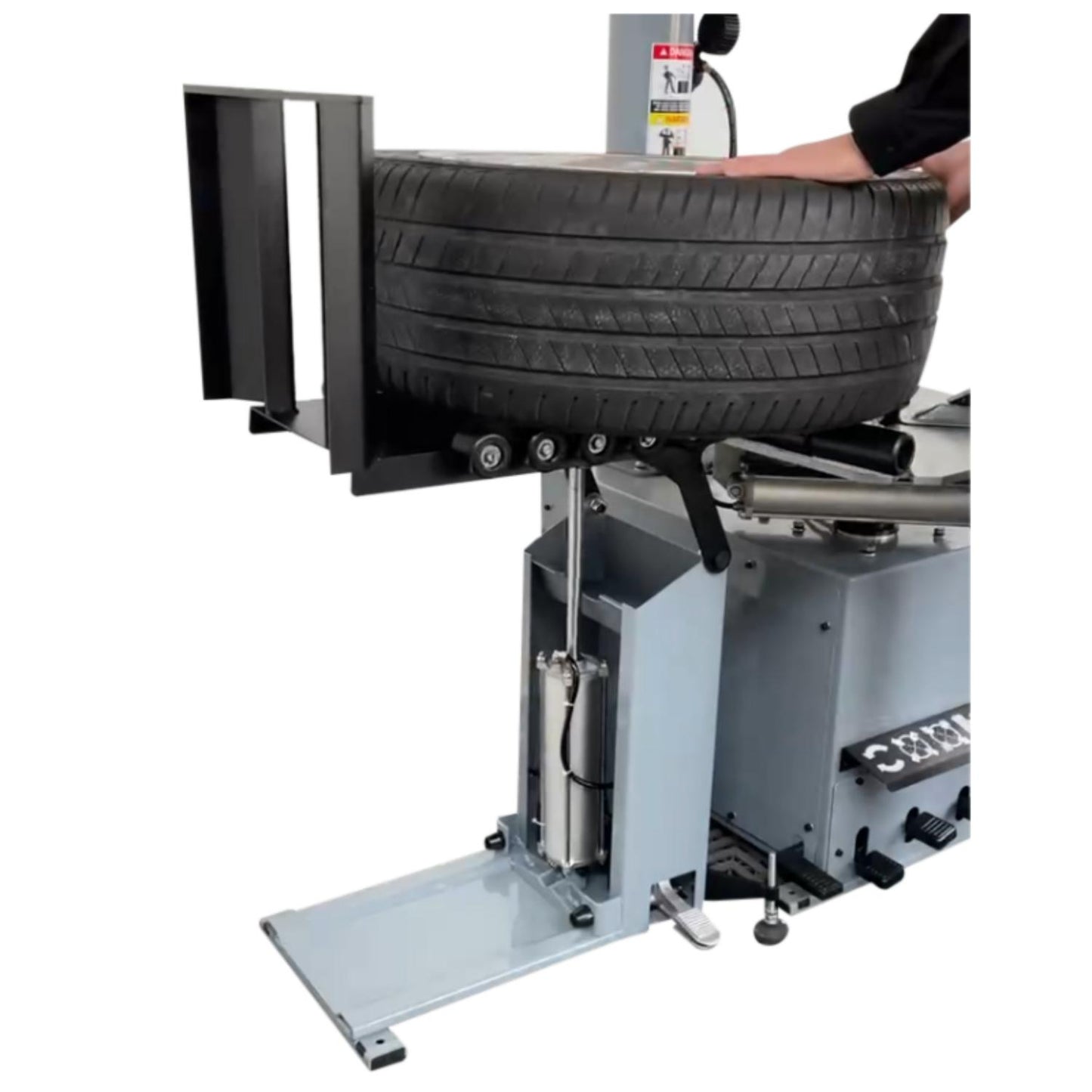 Tire Changer Machine Lift, Lifting Device for Tire Changing, Pneumatic Lifter by RebarTech