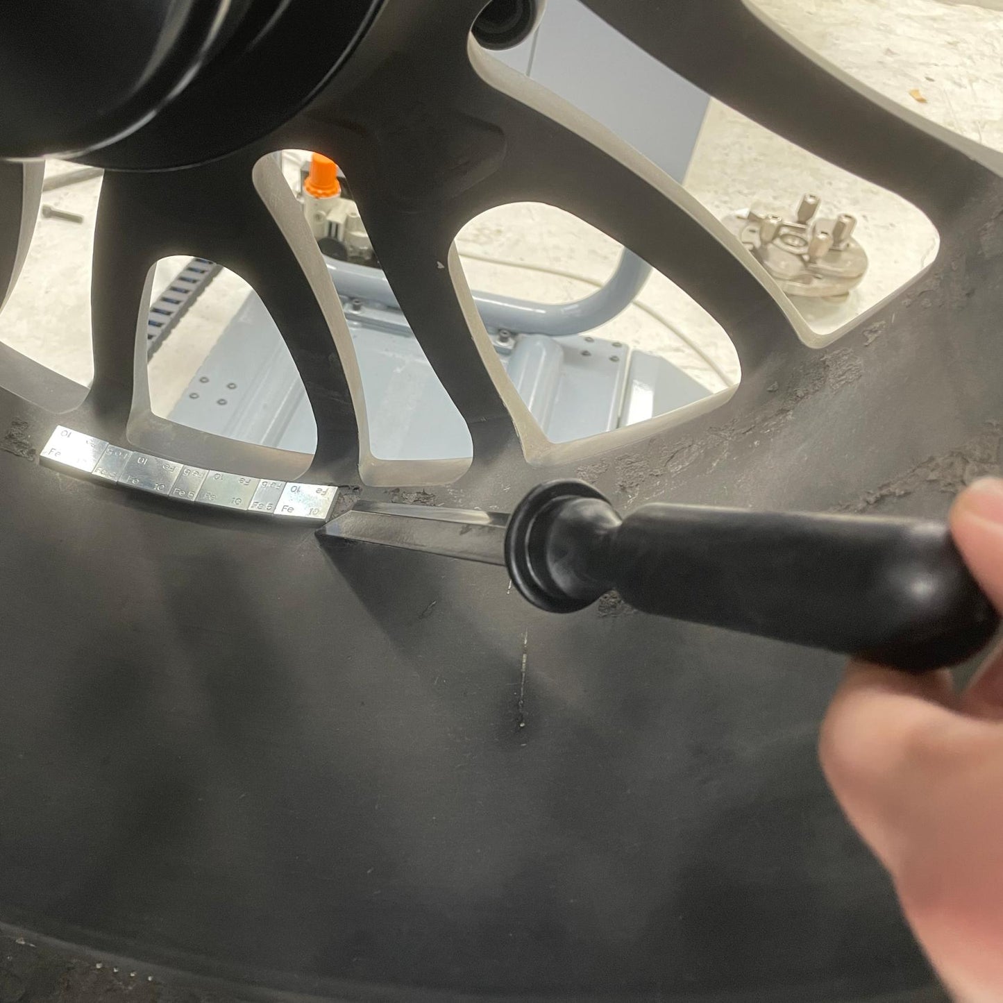 Wheel Weights Remover, Tire Balancing Tool, Wheel Balancer Accessory, Wheel Weight Chisel Scraper by RebarTech