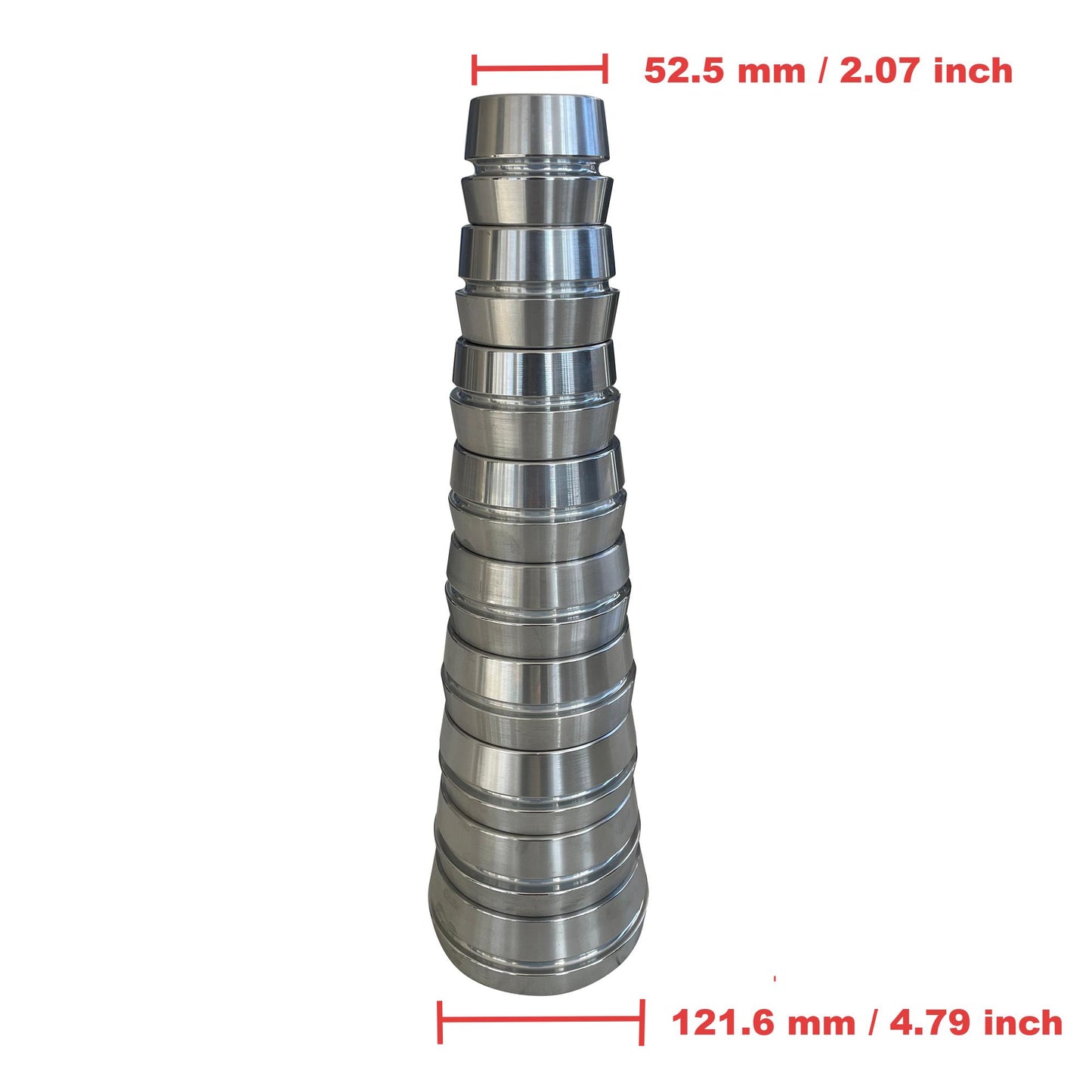 Wheel Balancer Cone Set for Tire Balancing Machine with 40mm Shaft, Taper Cones Kit from 2.07" - 4.79", 9 pcs, Accessory